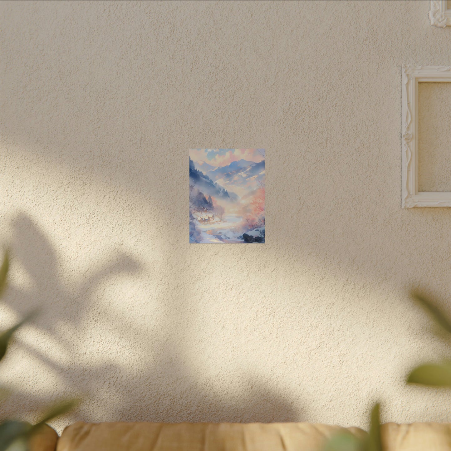 Quiet Haven - Anime Watercolor Poster