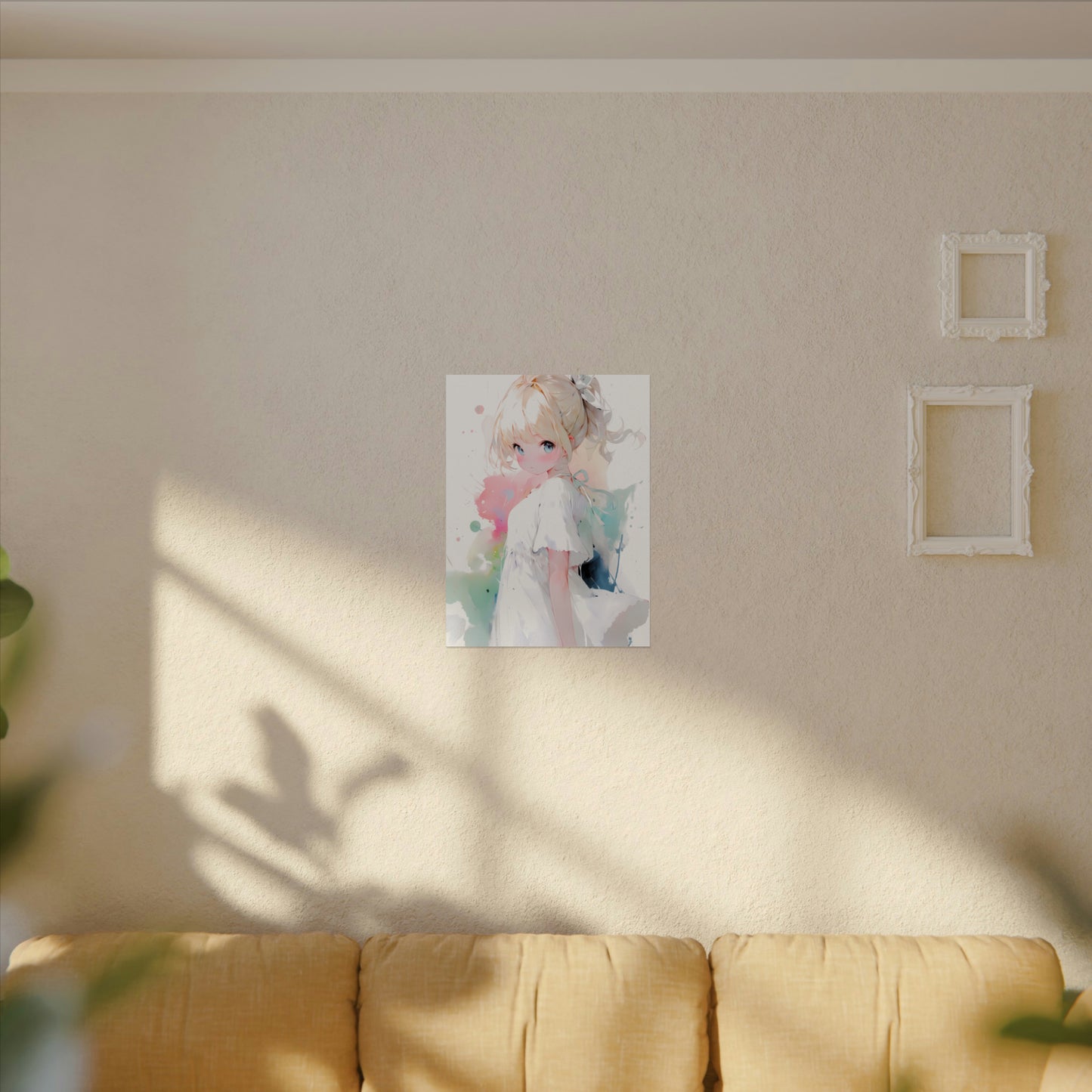 Would You Still Love Me - Cute Girl Watercolor Poster