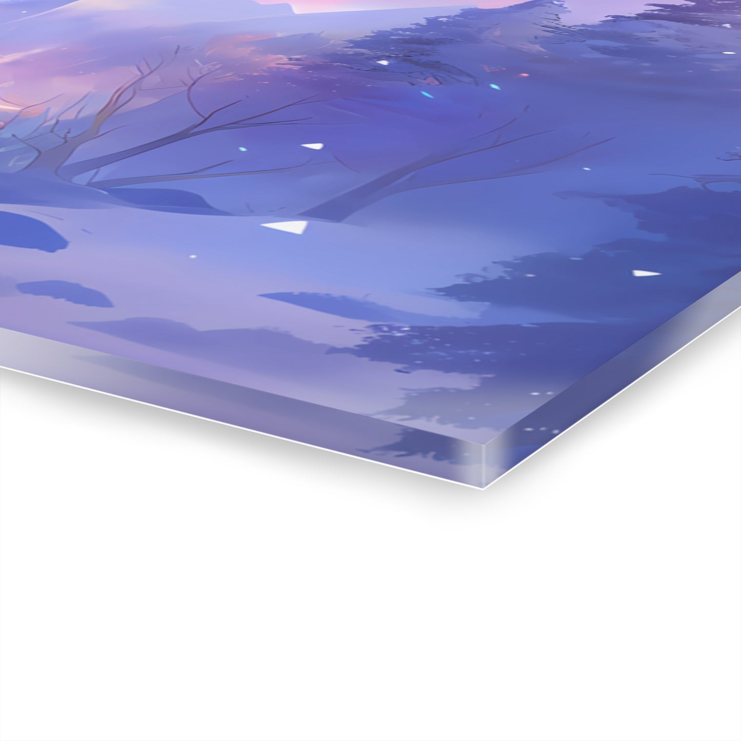 City of Whispers - Anime Glass Painting