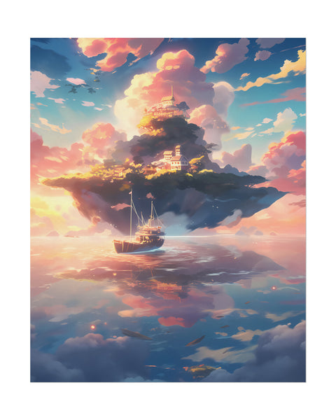 San Versus - Fantasy Anime Watercolor Poster