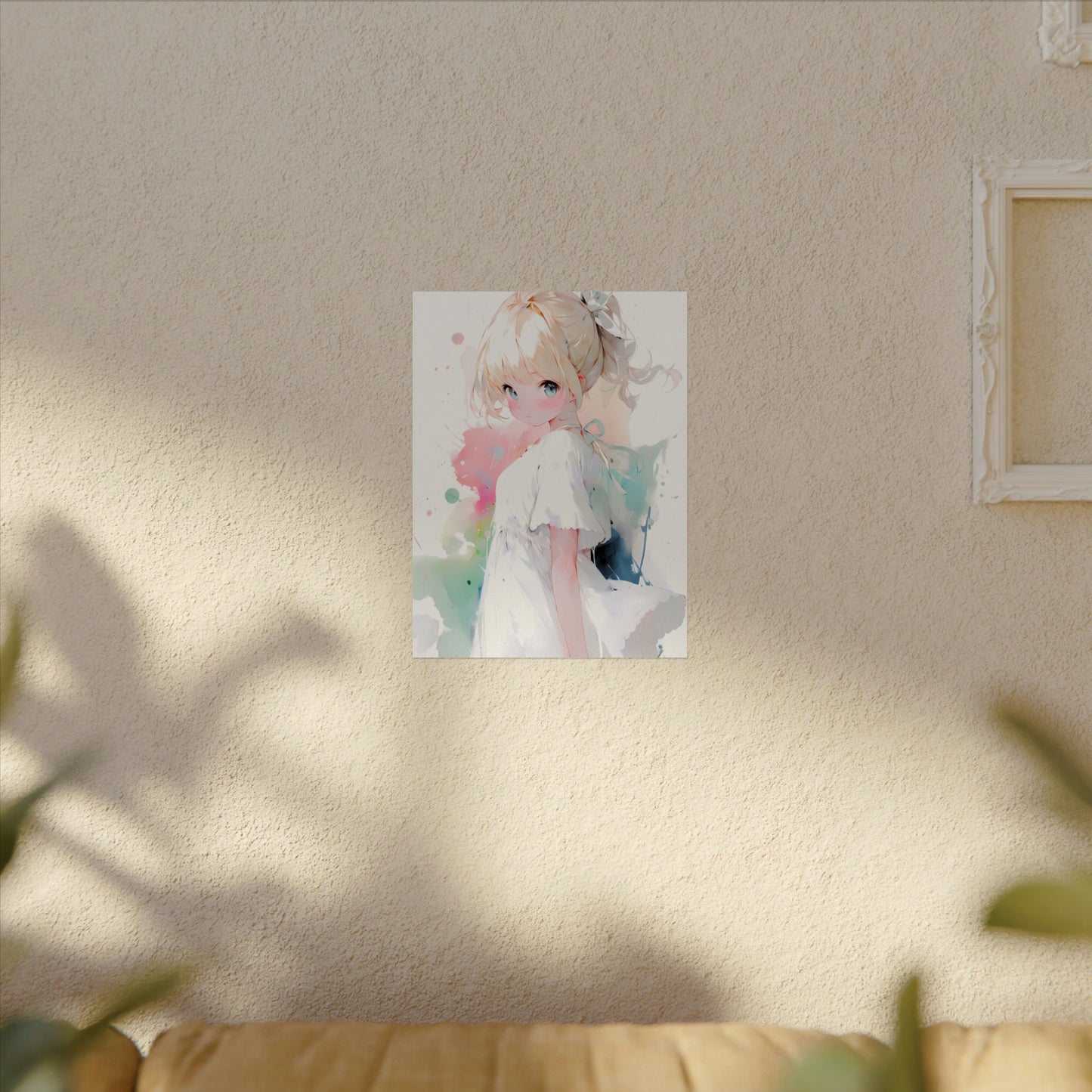 Would You Still Love Me - Cute Girl Watercolor Poster