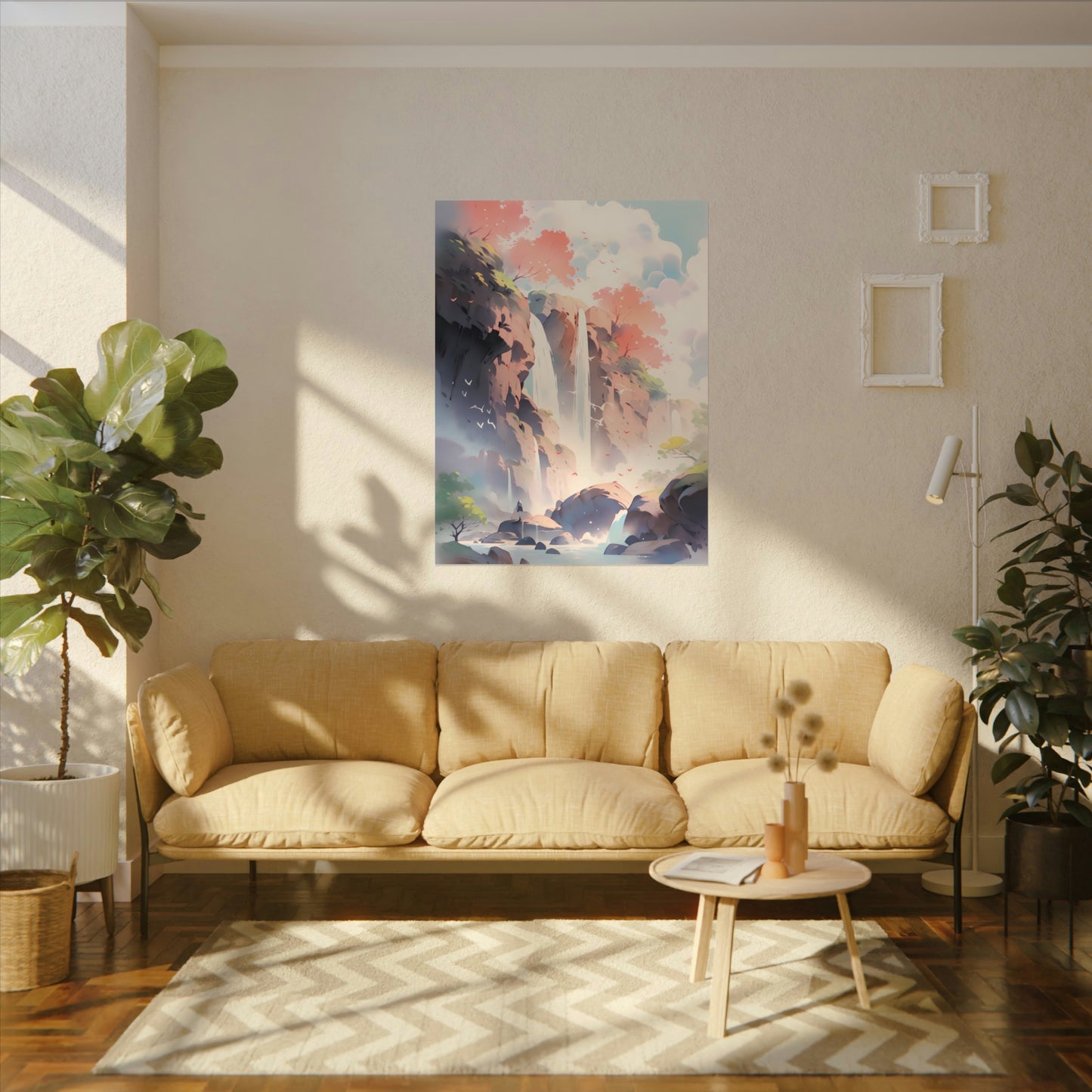 Sacred Space - Anime Watercolor Poster