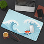 Koi Joy - Japanese Great Wave Desk Mat