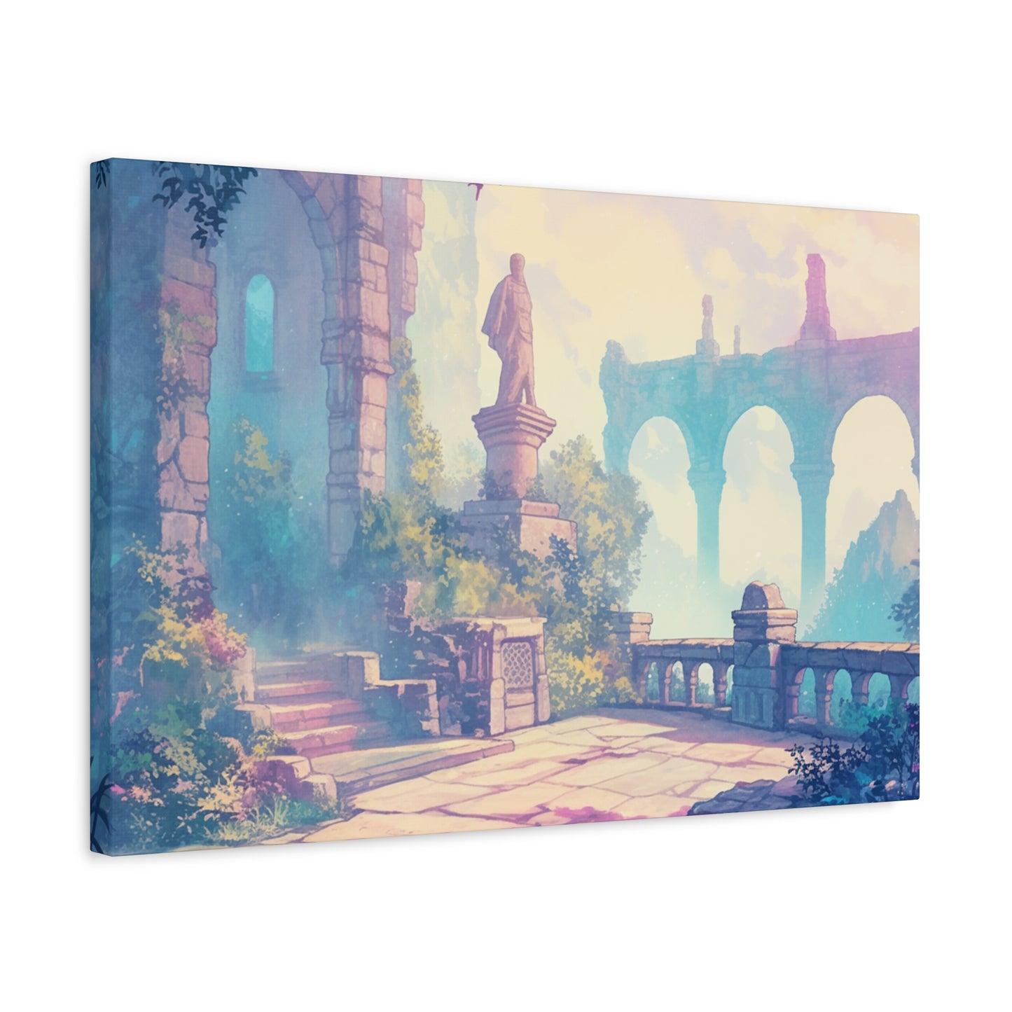 Shattered Citadel Ramia Anime Canvas Print