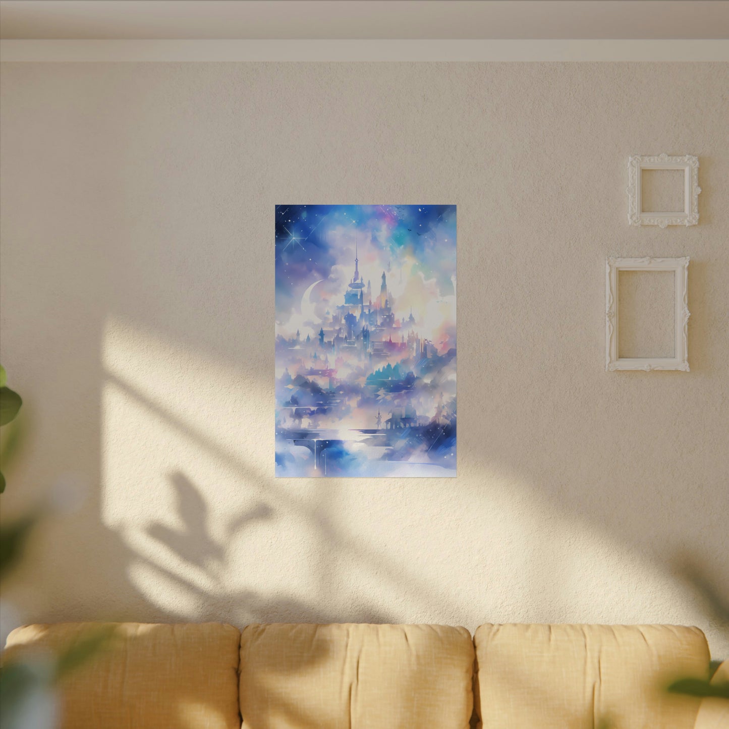 Kingdom of the Moonchildren - Anime Watercolor Poster