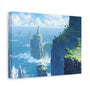 Sea Cliffs - Anime Canvas Print Fantasy Decor