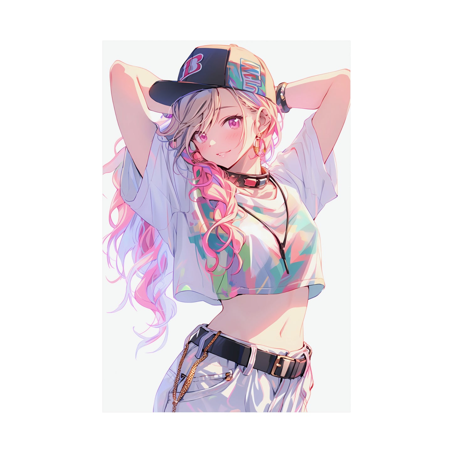 Pastel Kfashion Fit - Cute Anime Girl Poster