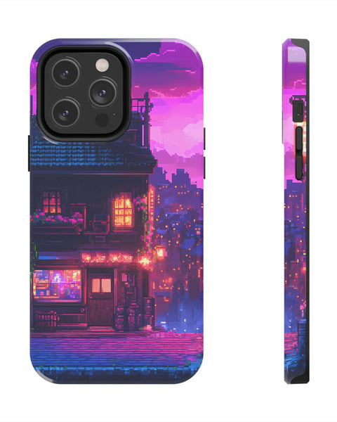 Zeke's Pub - Cyberpunk Pixel Art Phone Case