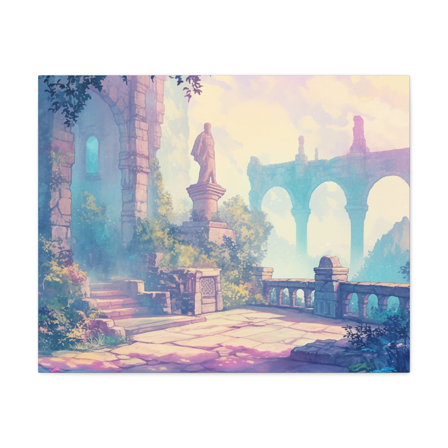 Shattered Citadel Ramia Anime Canvas Print