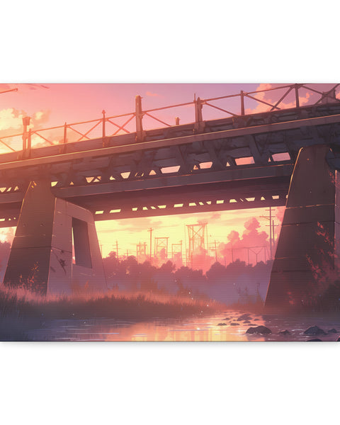 The Trestle - Anime Canvas Print
