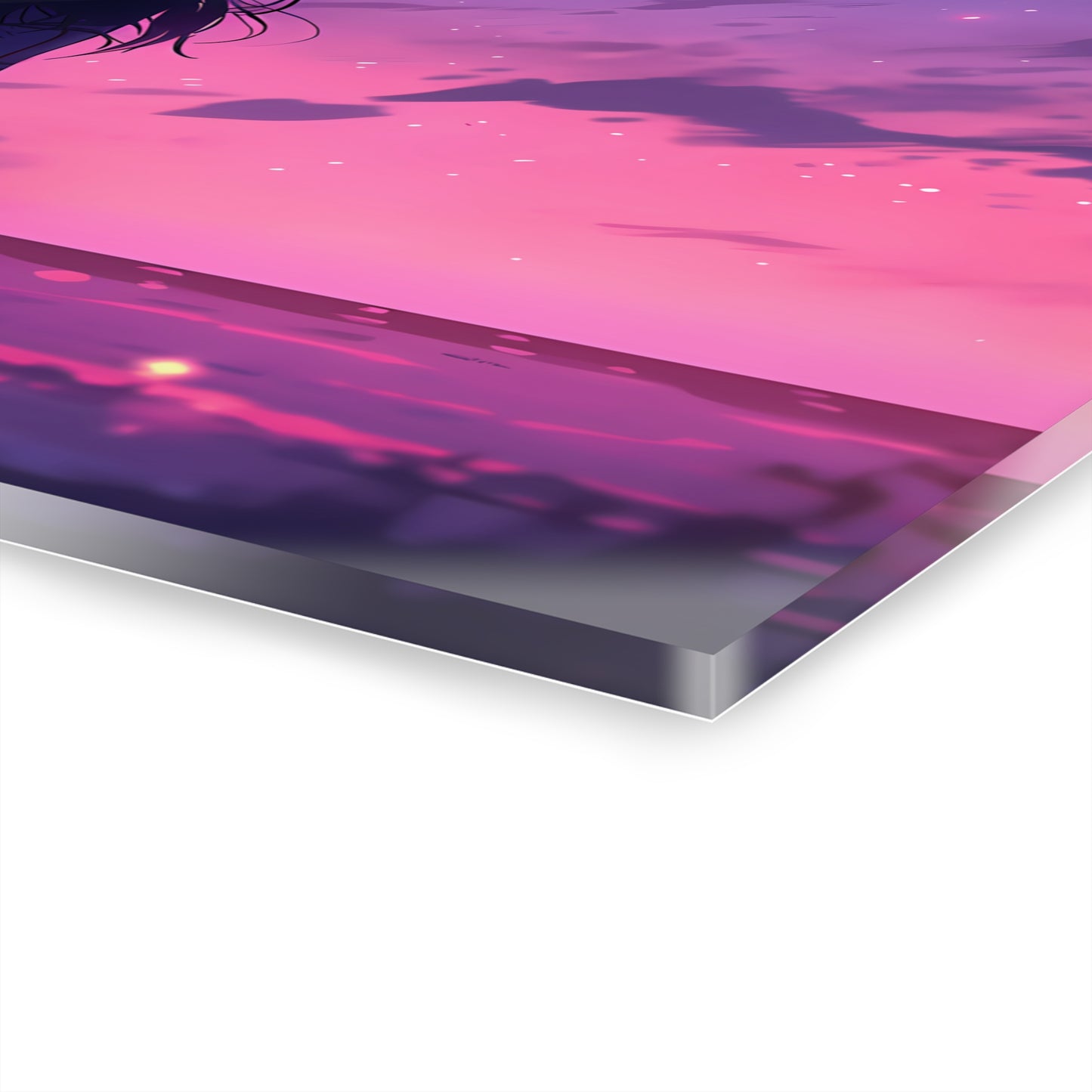 Before the Sun Sets - Anime Glass Painting