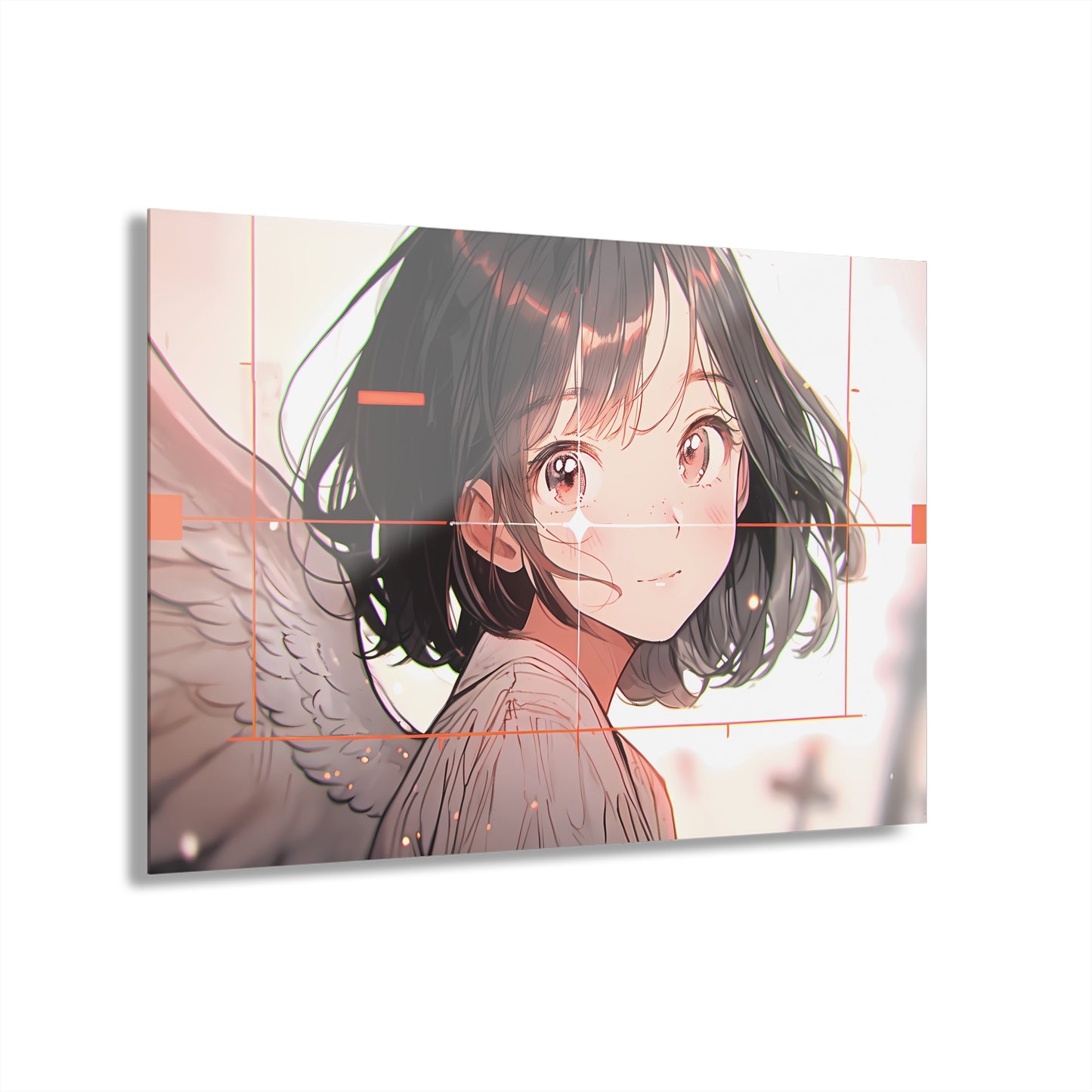 Angel Hunter Anime Glass Painting
