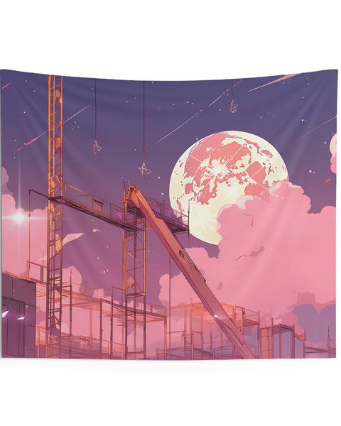 World's a Stage - Lofi Anime Wall Tapestry