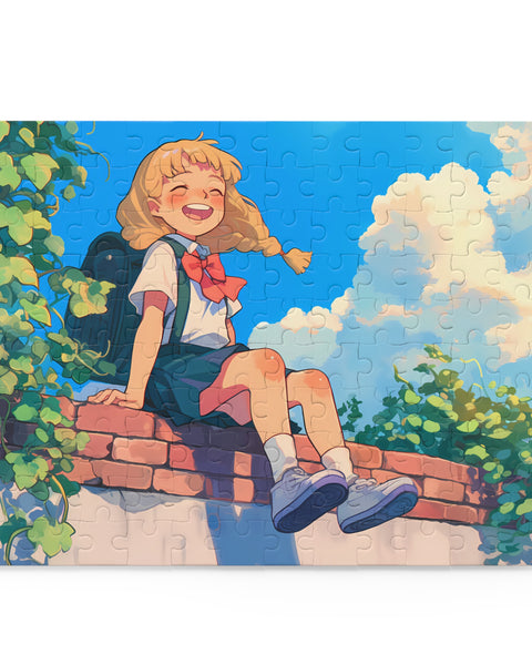 Last Day of School - Cute Anime Puzzle
