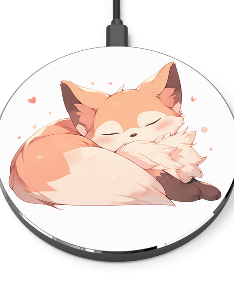 Sleepy Fox - Cute Wireless Charger