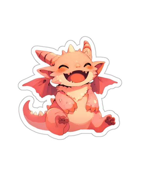 Borpo The Vault Dragon - Cute Anime Sticker