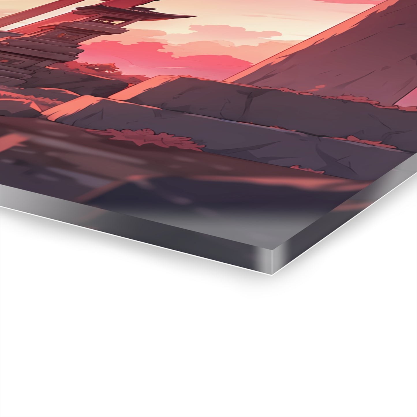 Torii Shrine Anime Glass Painting