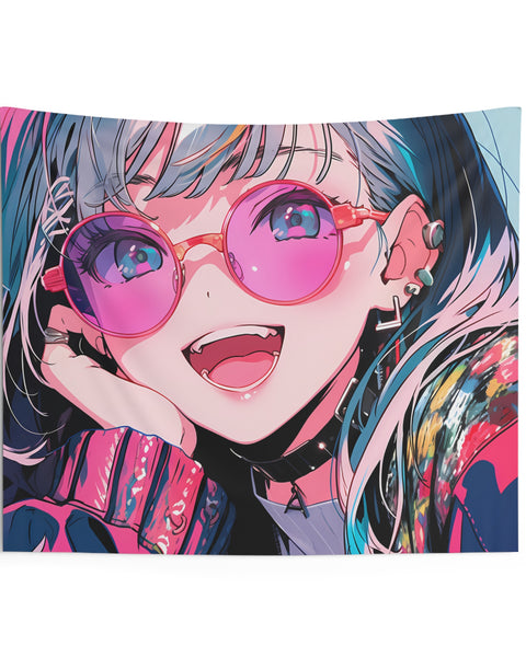 Renegade Soul - Anime Girl Tapestry