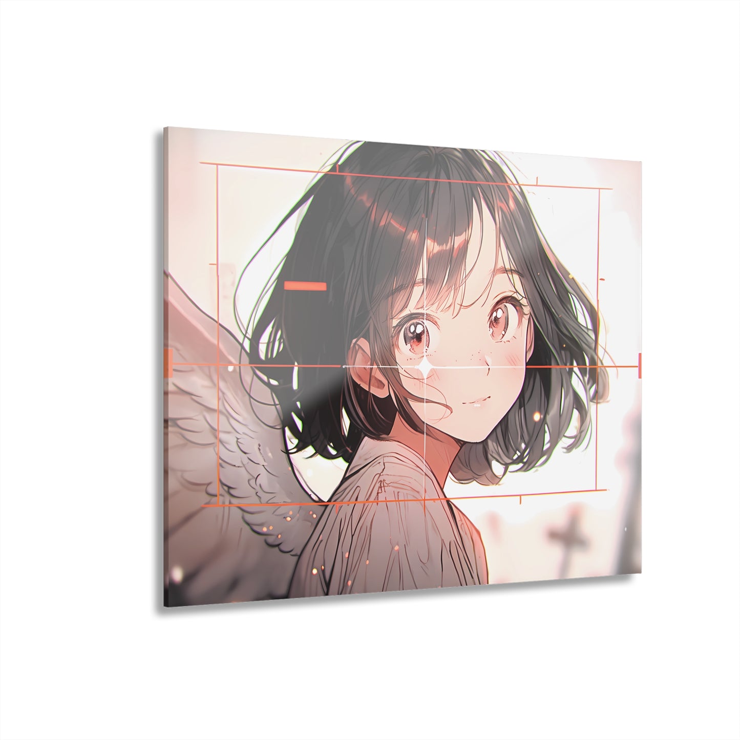 Angel Hunter Anime Glass Painting