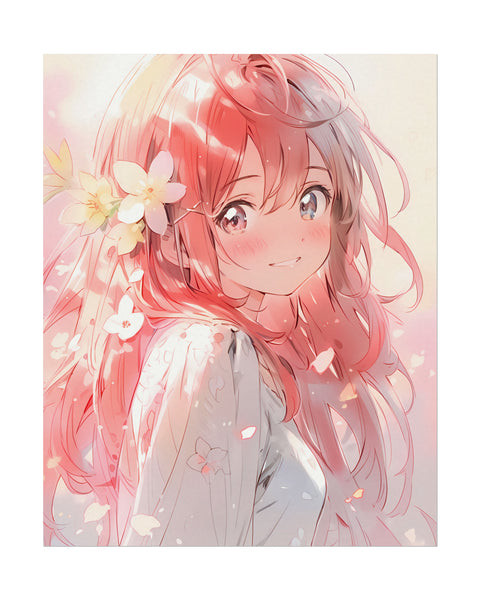 The First Child Autumn EX - Anime Watercolor Poster