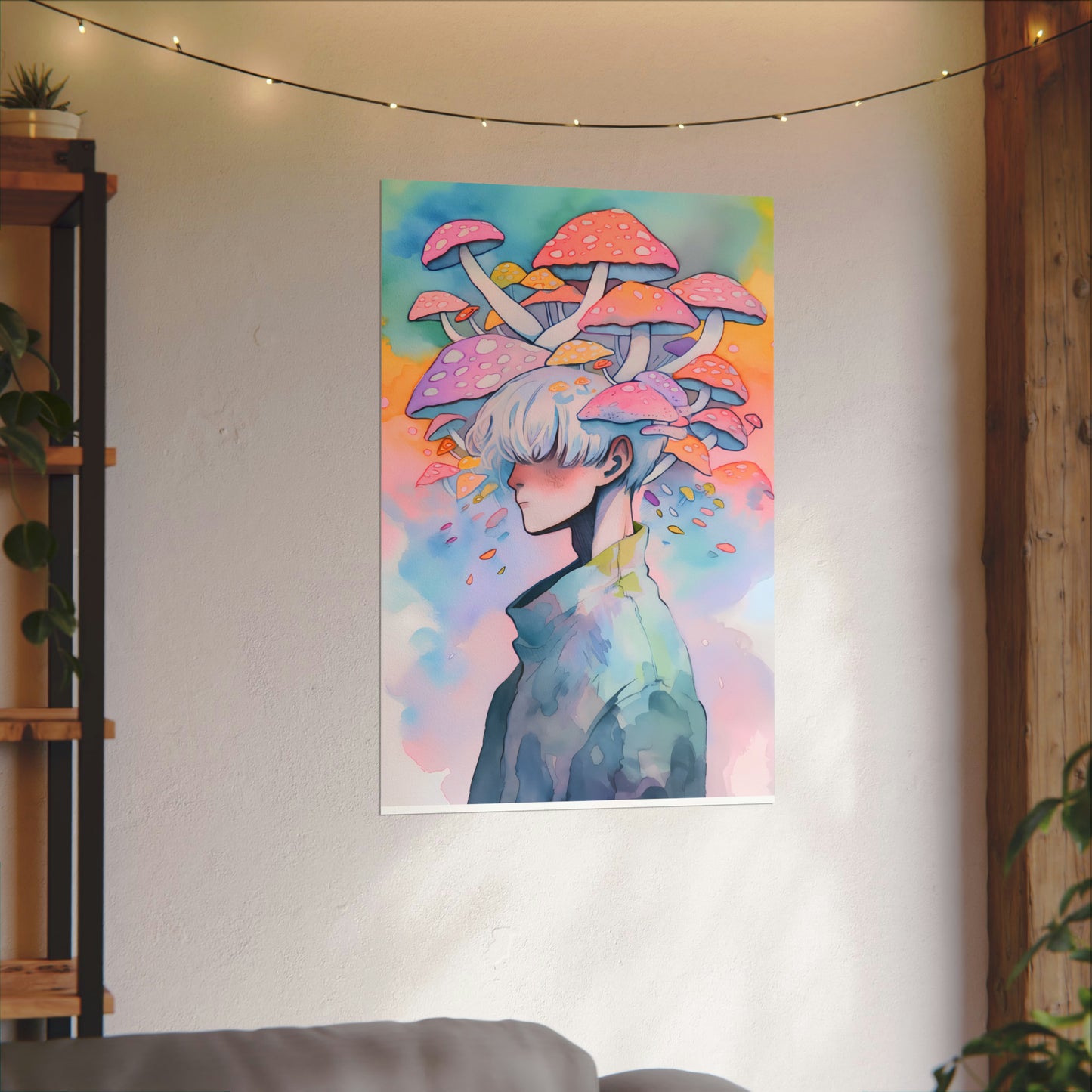 Dreamland - Anime Watercolor Poster