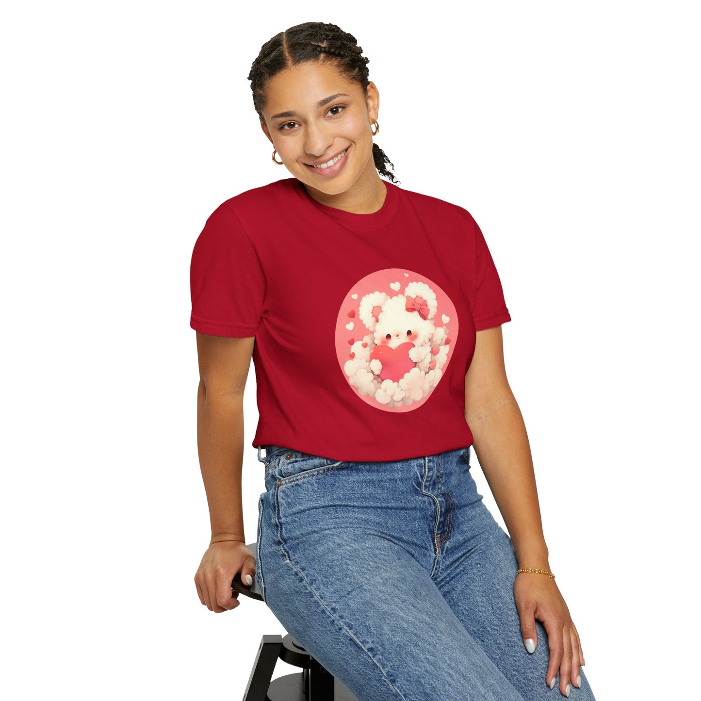 Affection - Anime Bear With Heart T-Shirt