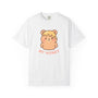 White t-shirt with a cartoon bear in honey design and 'MY HONEY' text on a white background
