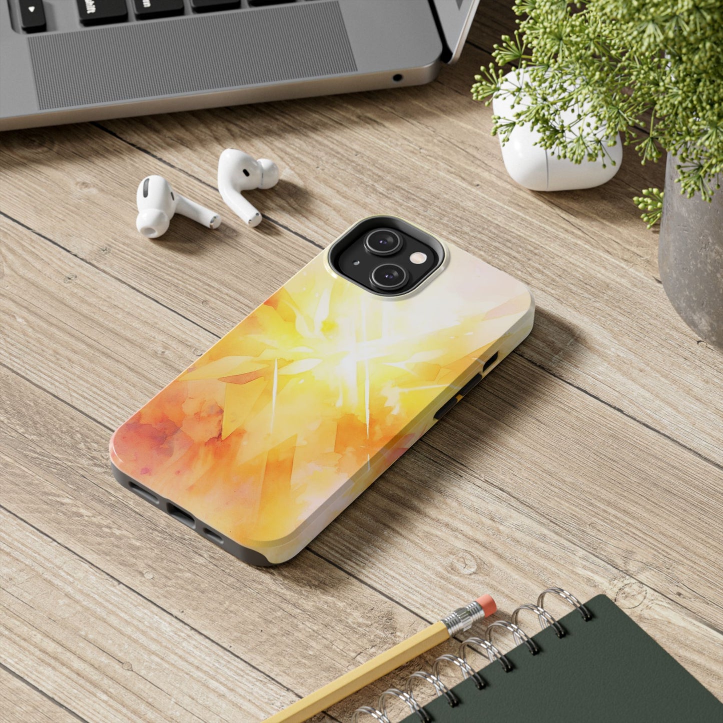 Light Burst - Abstract Watercolor Phone Case