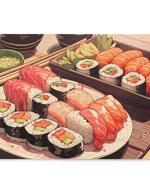 Sushi Feast - Cute Anime Puzzle