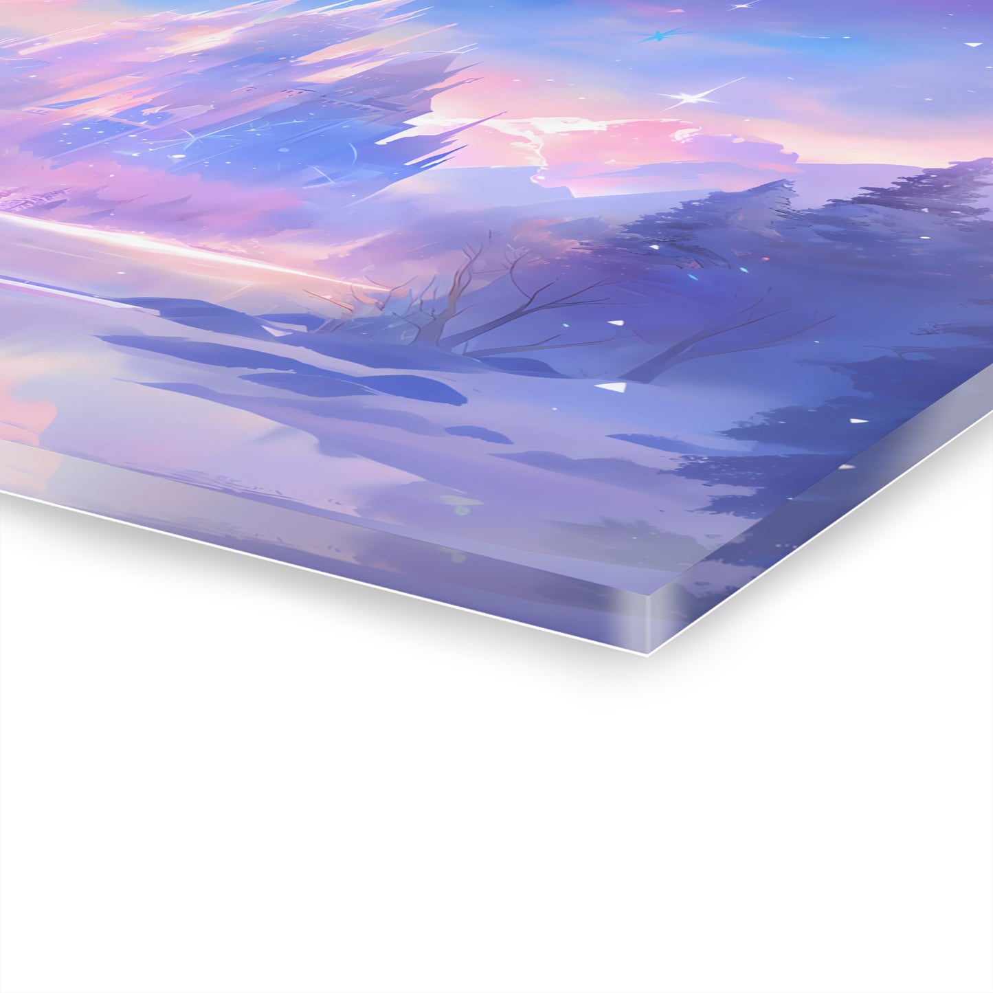 City of Whispers - Anime Glass Painting