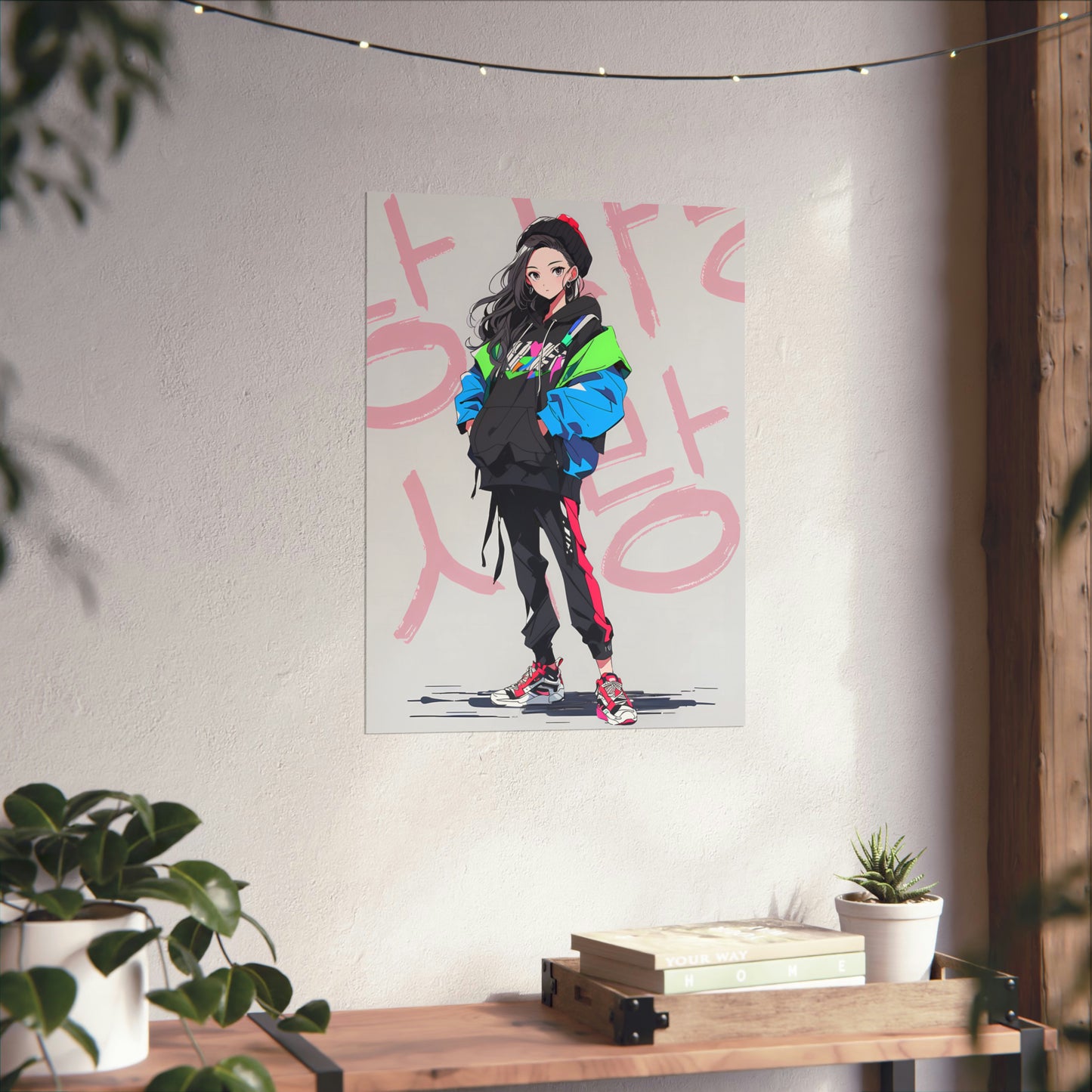 LOVE Kinda Vibe - Korean Anime Poster