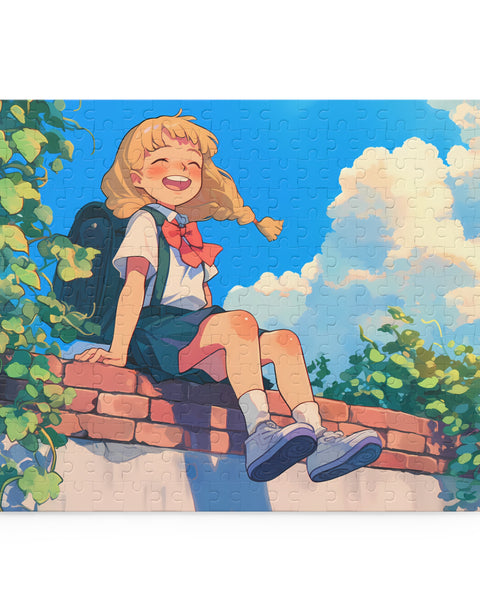 Last Day of School - Cute Anime Puzzle
