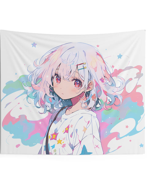Just a Magical Girl - Cute Anime Tapestry