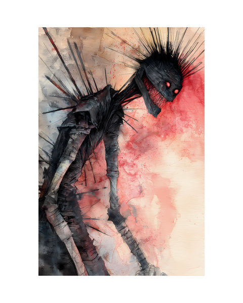 Shade The Dark Elemental - Abstract Fantasy Poster