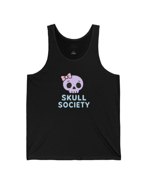 Skull Society - Cute Pastel Goth Tank Top
