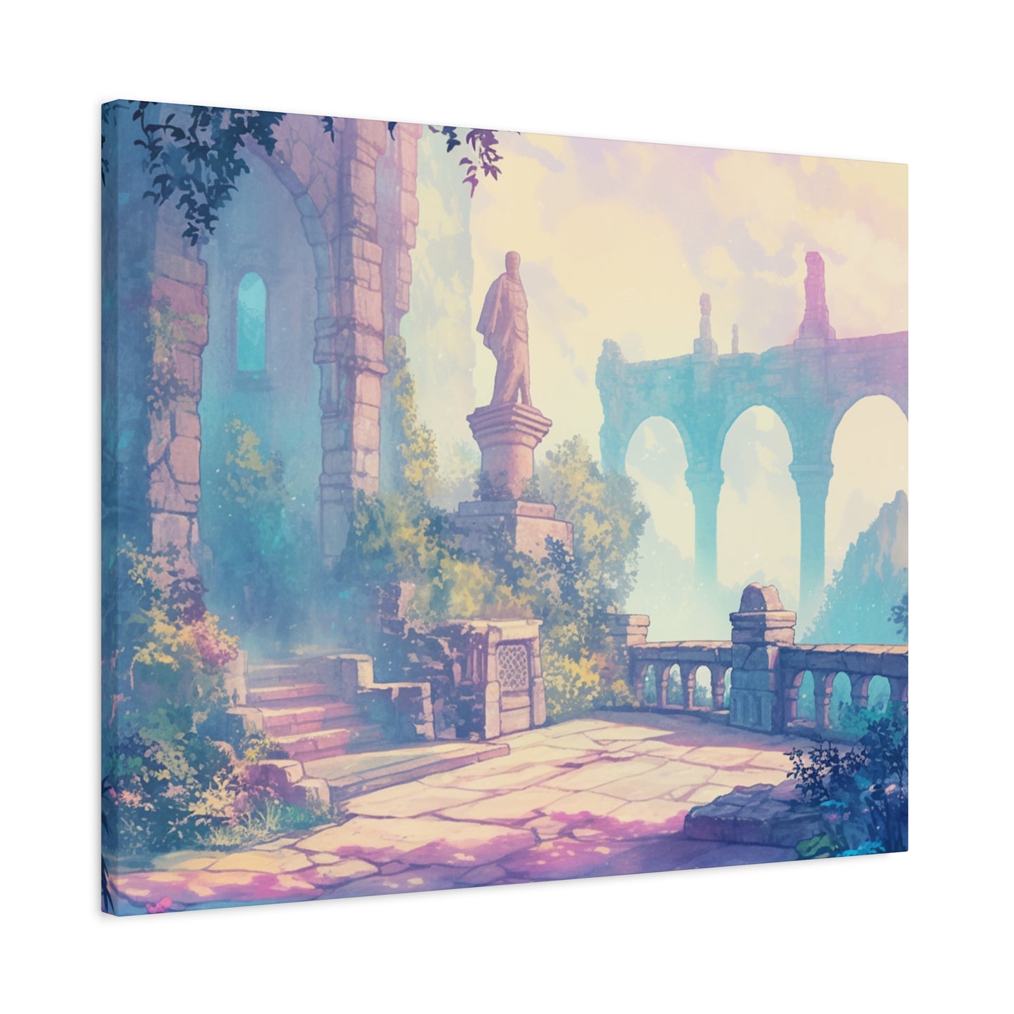 Shattered Citadel Ramia Anime Canvas Print