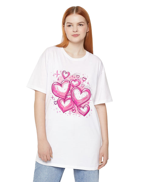 Sparkling Hearts - Cute Sleep Shirt