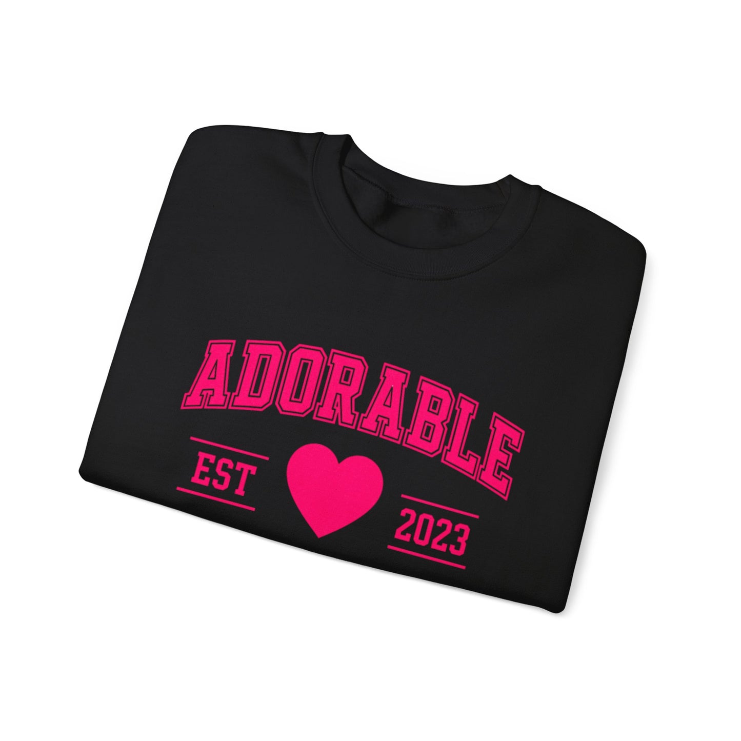 Adorable University School Spirit - Cute College Crewneck Sweatshirt