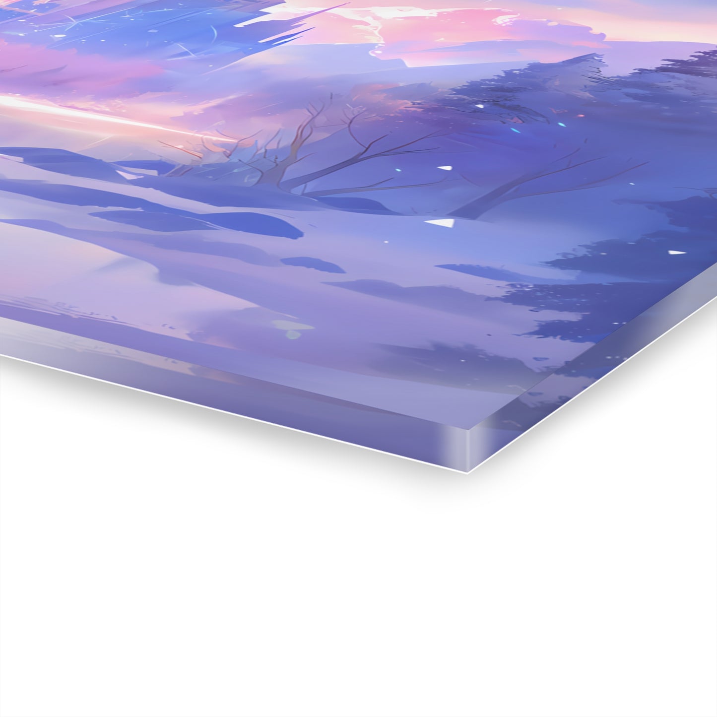 City of Whispers - Anime Glass Painting