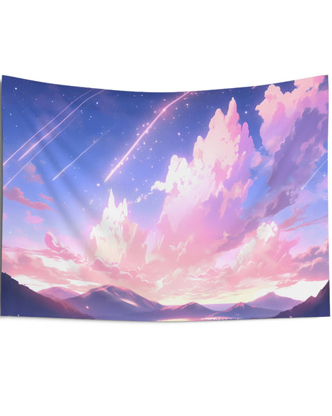 Starfall Lake - Anime Wall Tapestry