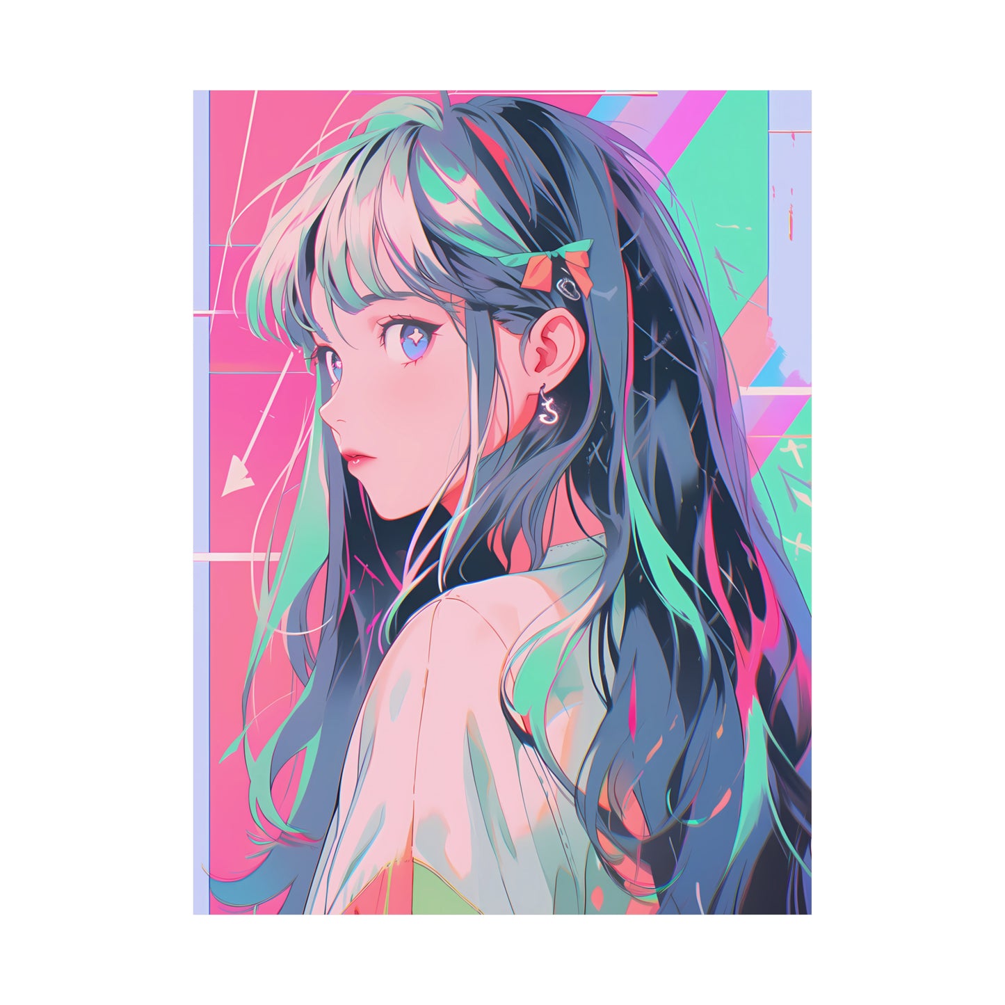 Esmeralda - Anime Girl Poster