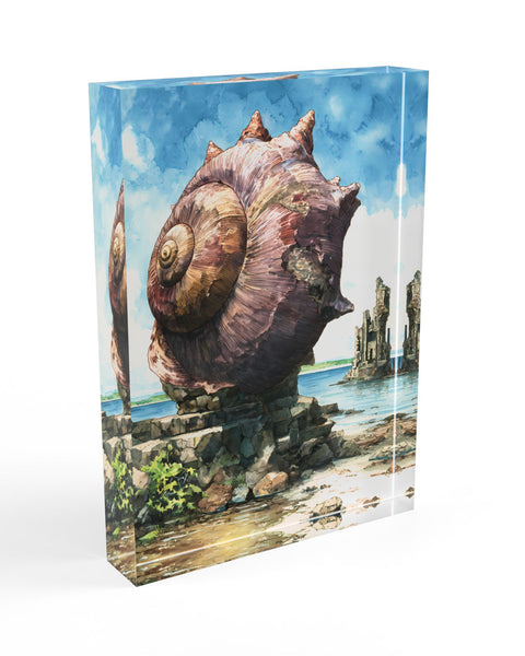 Tidekeeper Shell - Dreamblock Acrylic Block Art