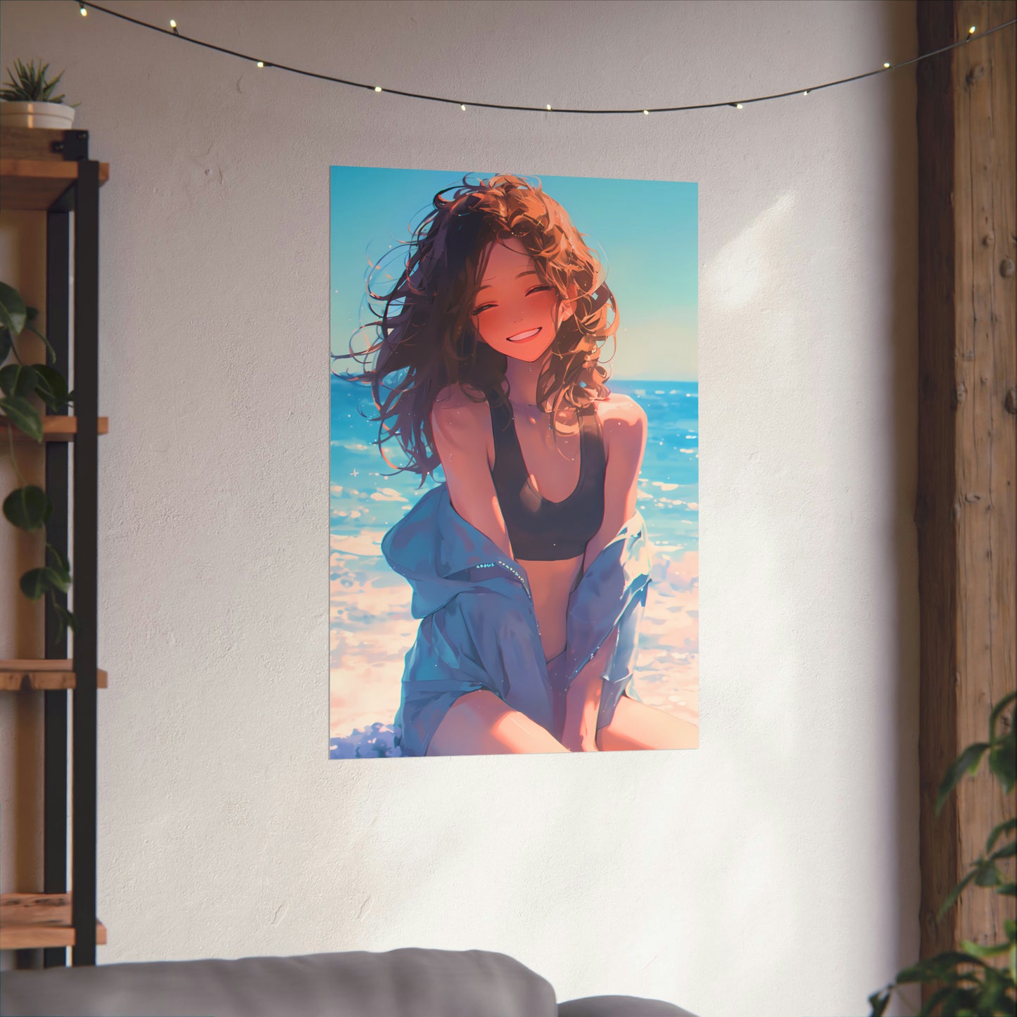 Last Day of Summer - Cute Anime Girl Poster