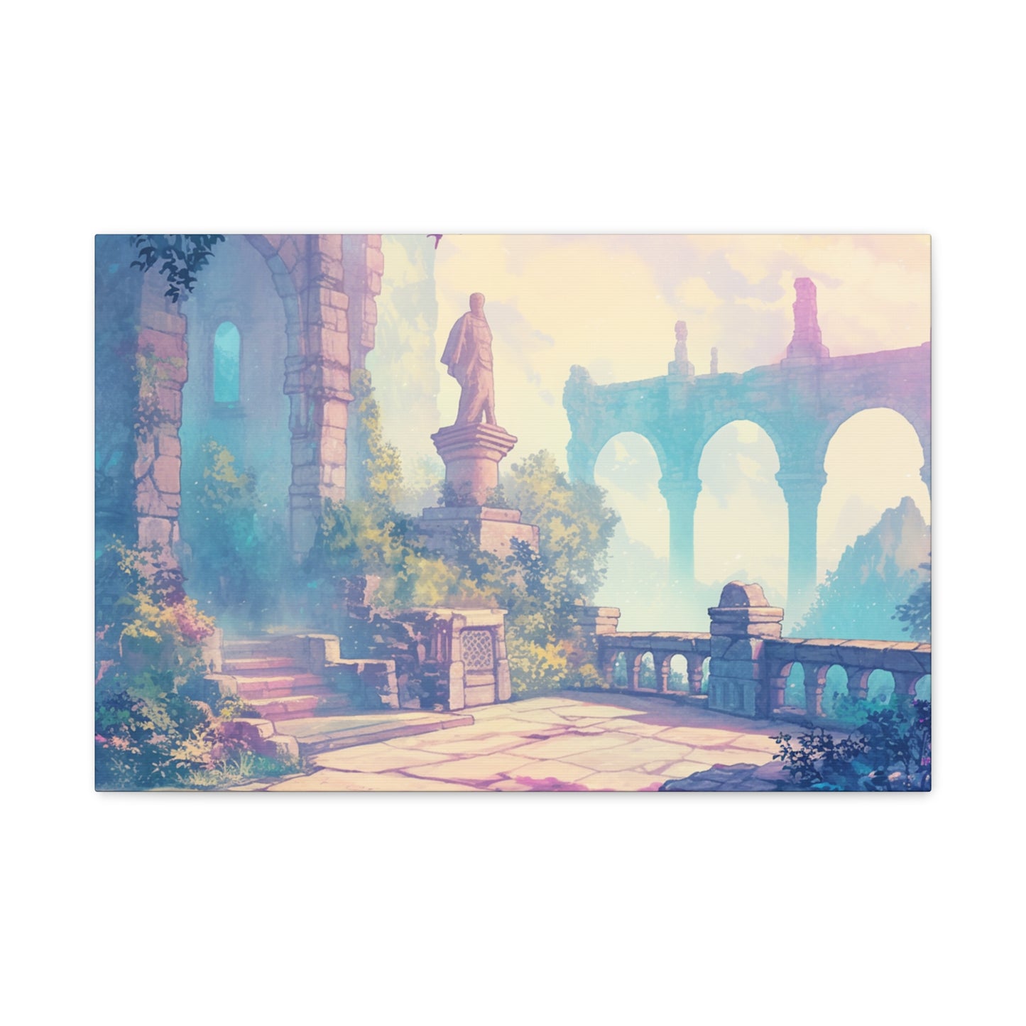 Shattered Citadel Ramia Anime Canvas Print