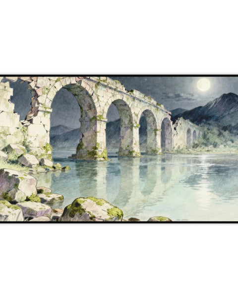 Serene Moonscape - Anime Desk Mat