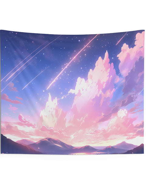Starfall Lake - Anime Wall Tapestry