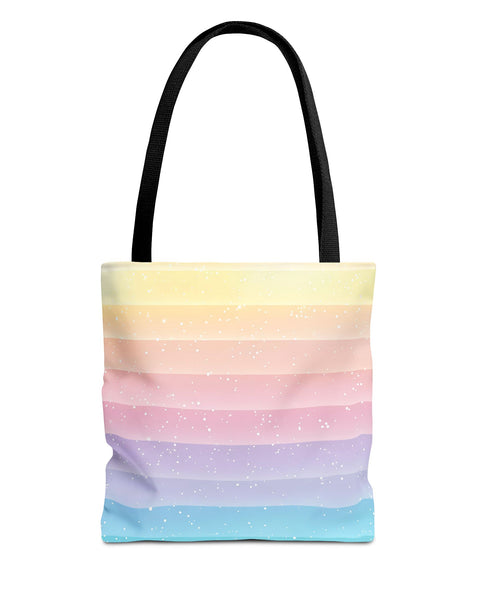 Sherbet Surge - Cute Rainbow Tote Bag