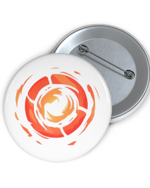 Fire Element Sigil - Button Pin