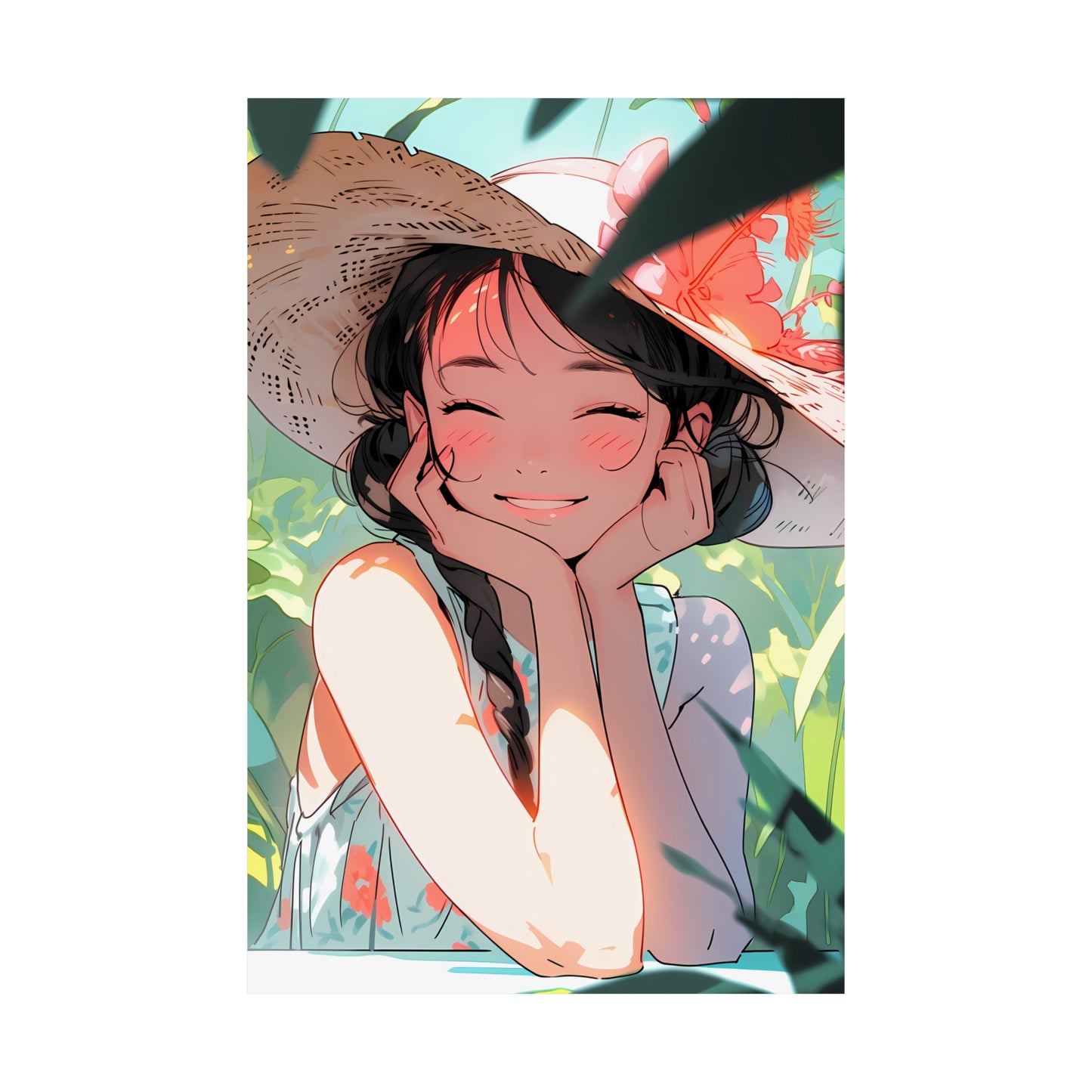 Summer Snapshot - Cute Anime Poster