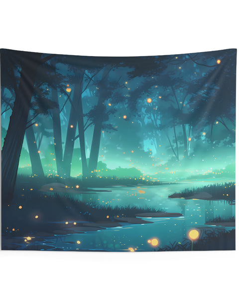 Light My Way - Aesthetic Anime Tapestry